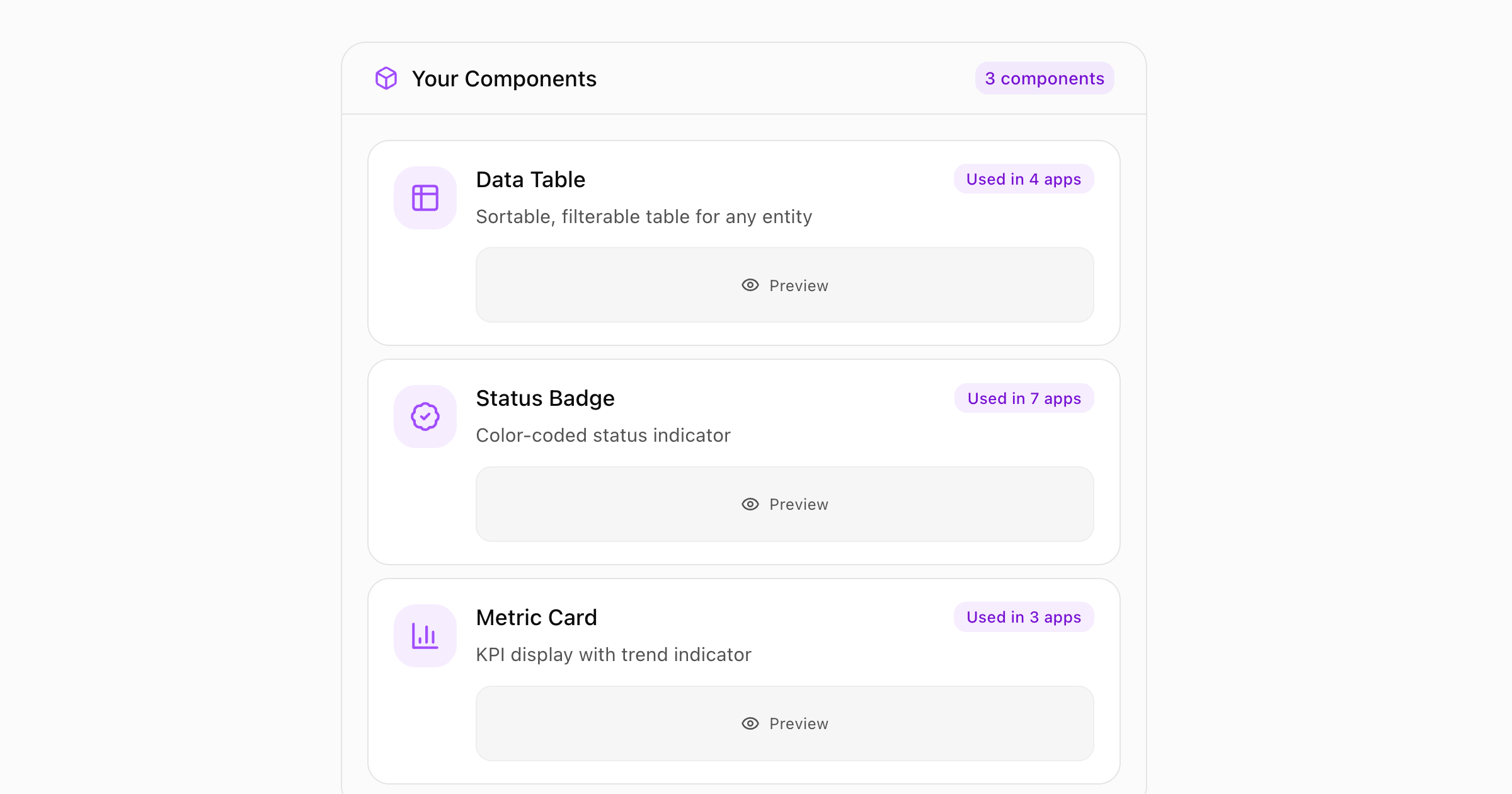 Sharable Components: Reusable UI Across Apps | Runwork