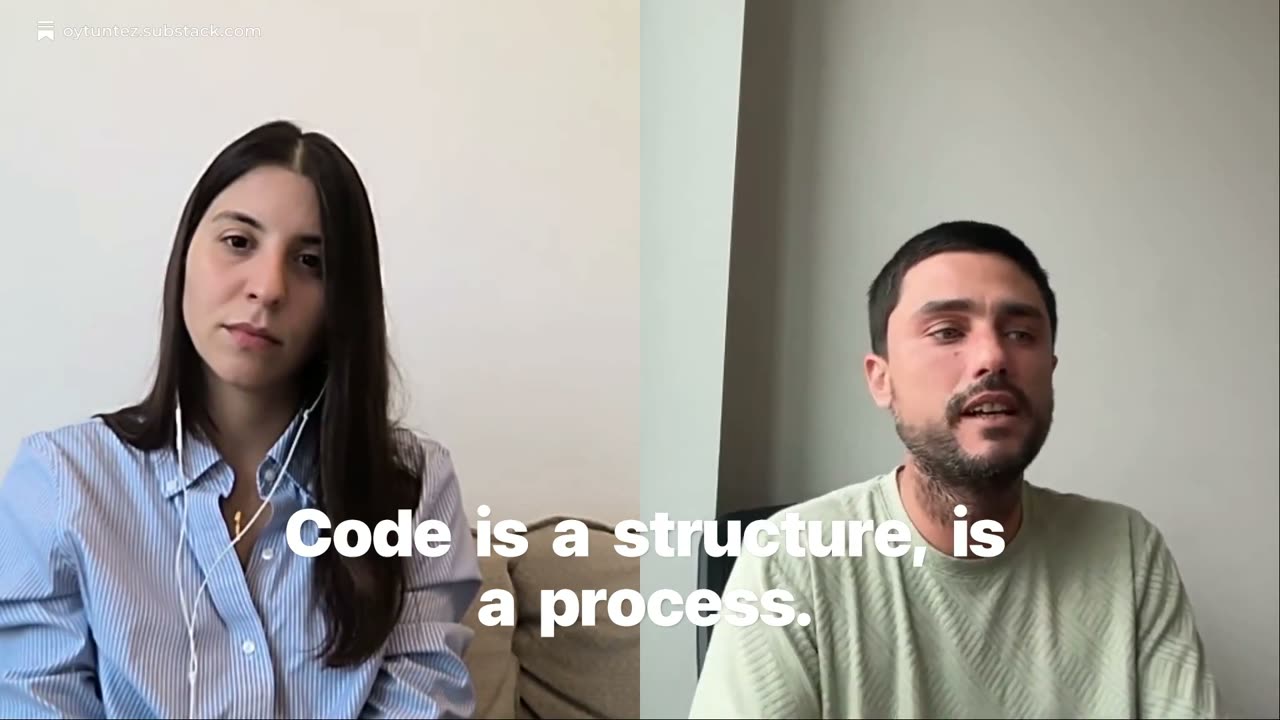 Code is not knowledge, from the conversation with Elif Polat